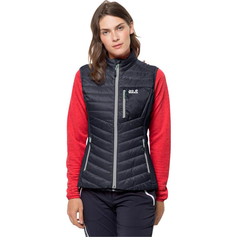 Jack Wolfskin Womens Roteburn Windproof Quilted Vest-2